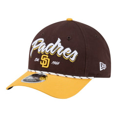 San Diego Padres Team Loyal 9FORTY M-Crown Adjustable Hat Brown/Gold | New Era