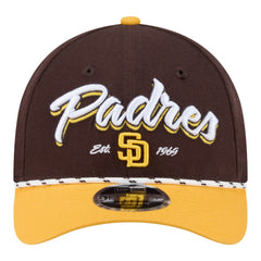 San Diego Padres Team Loyal 9FORTY M-Crown Adjustable Hat Brown/Gold | New Era