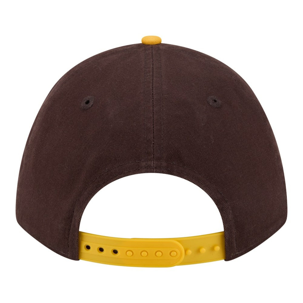 San Diego Padres Team Loyal 9FORTY M-Crown Adjustable Hat Brown/Gold | New Era