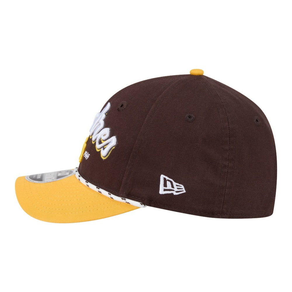 San Diego Padres Team Loyal 9FORTY M-Crown Adjustable Hat Brown/Gold | New Era