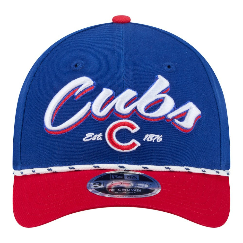 Chicago Cubs Team Loyal 9FORTY M-Crown Adjustable Hat Royal/Red | New Era