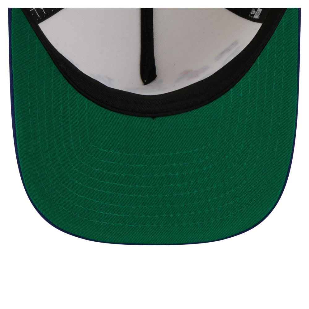 Los Angeles Dodgers Throwback Tri-Hit A-Frame 9FIFTY Adjustable Hat Cream | New Era