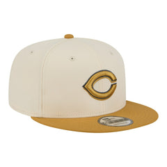 Cincinnati Reds 2-Tone Color Pack 9FIFTY Snapback Hat Light Beige/Khaki | New Era