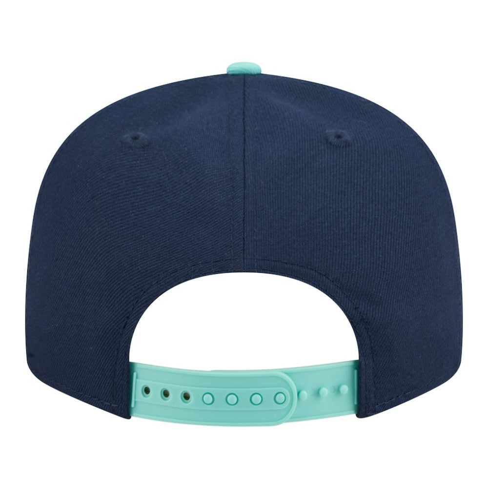 Chicago Cubs 2-Tone Color Pack 9FIFTY Snapback Hat Navy/Turquoise | New Era