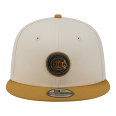 Chicago Cubs 2-Tone Color Pack 9FIFTY Snapback Hat Light Beige/Khaki | New Era