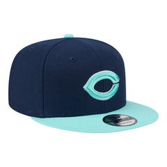 Cincinnati Reds 2-Tone Color Pack 9FIFTY Snapback Hat Navy/Turquoise | New Era