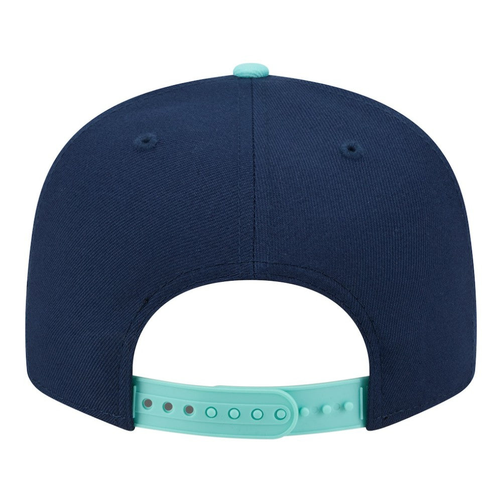Cincinnati Reds 2-Tone Color Pack 9FIFTY Snapback Hat Navy/Turquoise | New Era