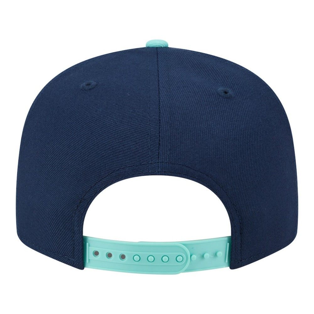 Los Angeles Angels Two-Tone Color Pack 9FIFTY Snapback Hat Navy/Turquoise | New Era