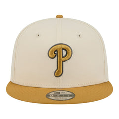 Philadelphia Phillies Two-Tone Color Pack 9FIFTY Snapback Hat Light Beige/Khaki | New Era