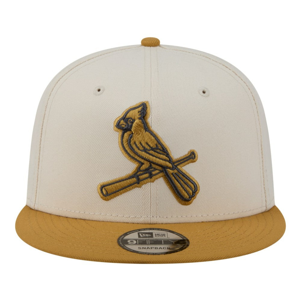 St. Louis Cardinals 2-Tone Color Pack 9FIFTY Snapback Hat Light Beige/Khaki | New Era