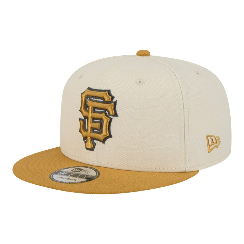 San Francisco Giants 2-Tone Color Pack 9FIFTY Snapback Hat Light Beige/Khaki | New Era