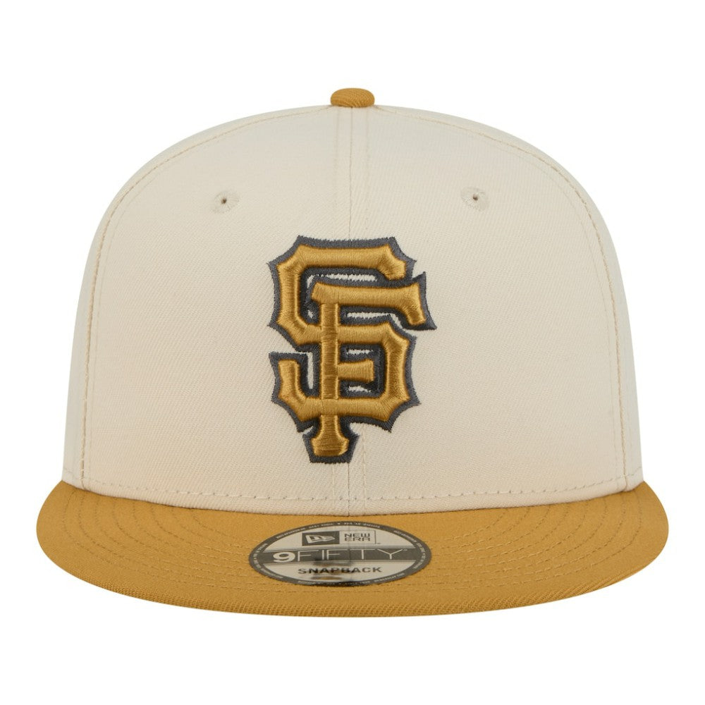 San Francisco Giants 2-Tone Color Pack 9FIFTY Snapback Hat Light Beige/Khaki | New Era