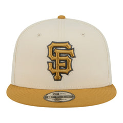 San Francisco Giants 2-Tone Color Pack 9FIFTY Snapback Hat Light Beige/Khaki | New Era