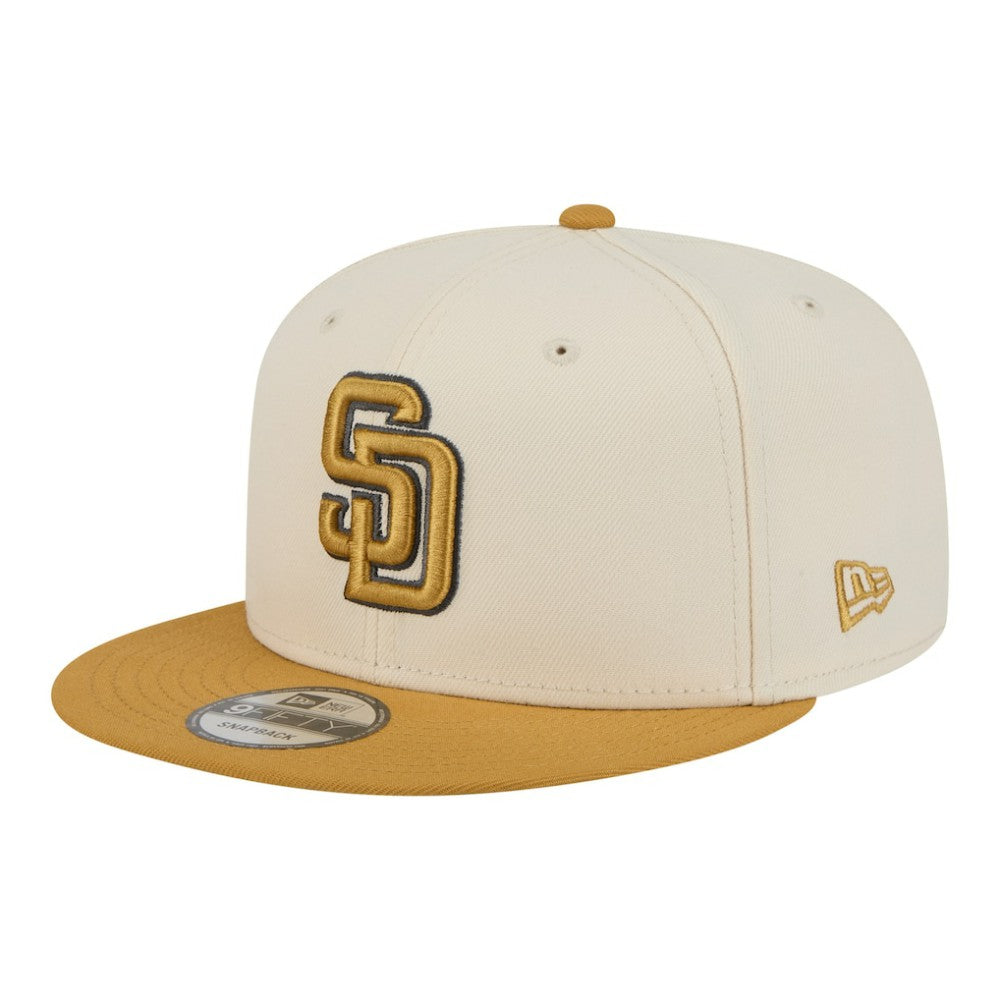 San Diego Padres 2-Tone Color Pack 9FIFTY Snapback Hat Light Beige/Khaki | New Era