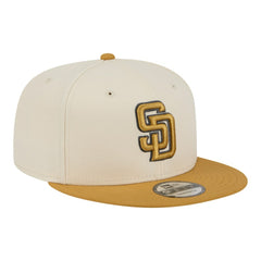 San Diego Padres 2-Tone Color Pack 9FIFTY Snapback Hat Light Beige/Khaki | New Era