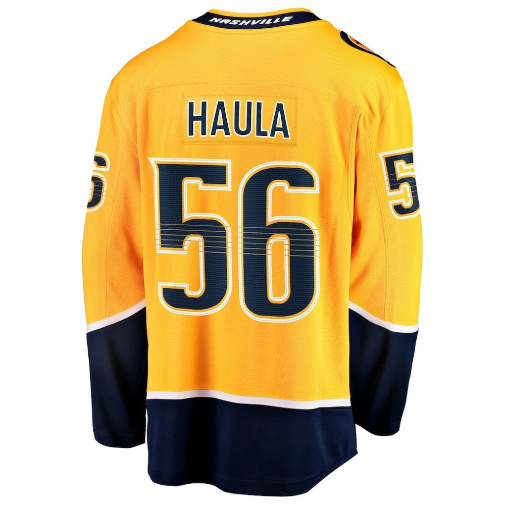 Erik Haula Nashville Predators Fanatics Home Breakaway Jersey Gold