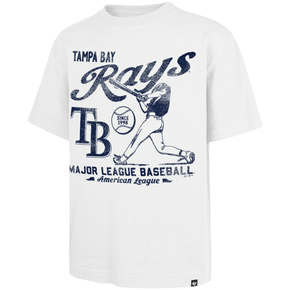Tampa Bay Rays Regional Batter Foundation T-Shirt White | 47 brand