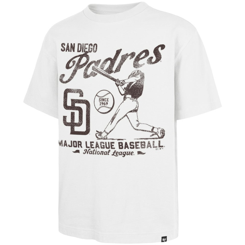 San Diego Padres Regional Batter Foundation T-Shirt White | 47 brand