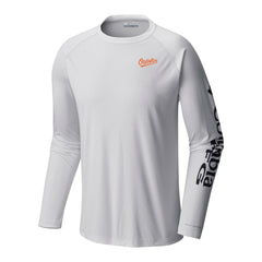 Baltimore Orioles Terminal Tackle Long Sleeve Shirt White | Columbia
