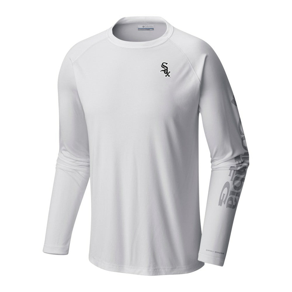 Chicago White Sox Terminal Tackle Long Sleeve Shirt White | Columbia