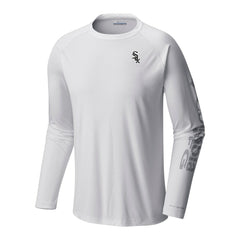 Chicago White Sox Terminal Tackle Long Sleeve Shirt White | Columbia