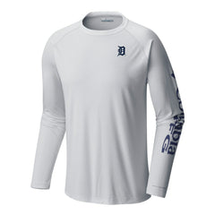 Detroit Tigers Terminal Tackle Long Sleeve Shirt White | Columbia