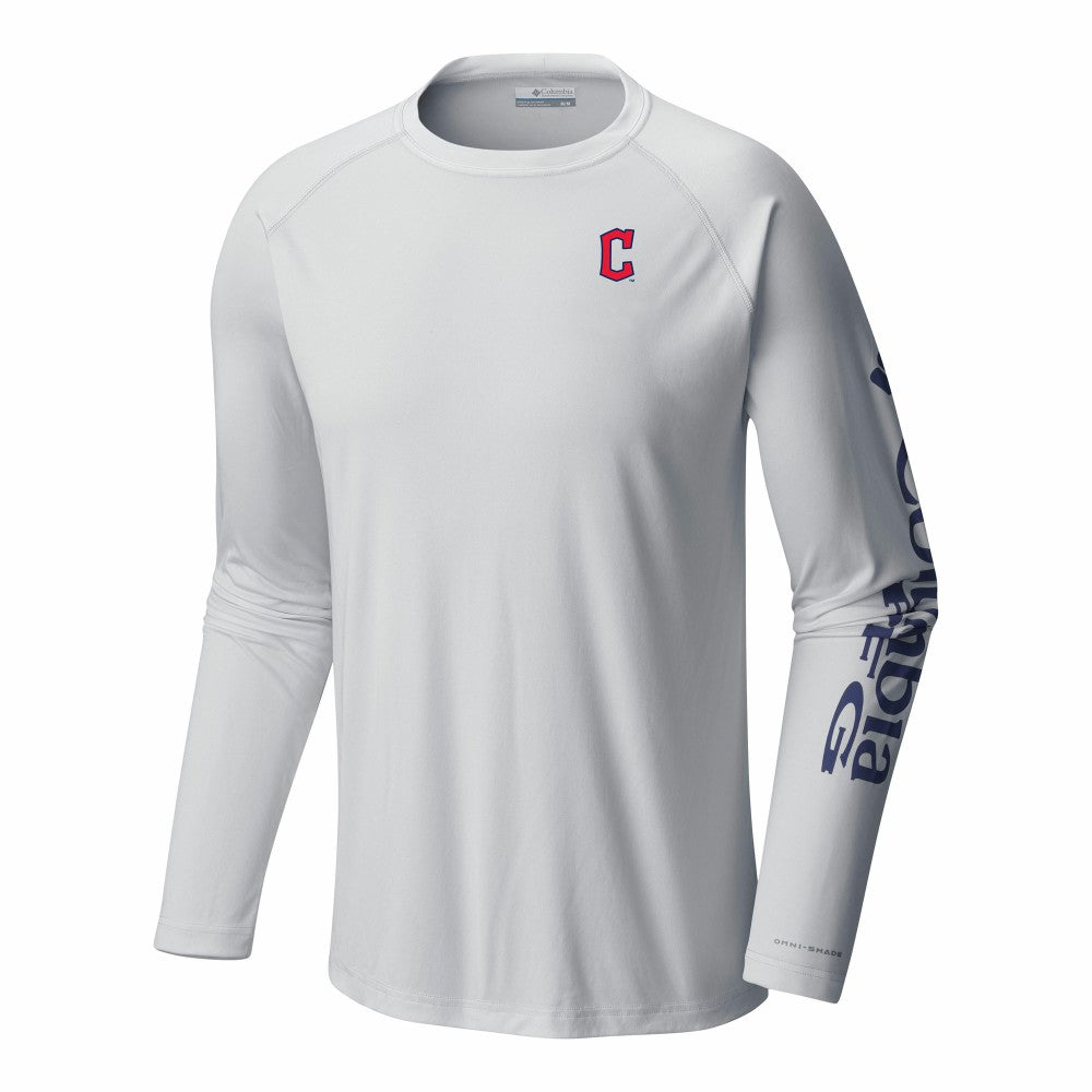 Cleveland Guardians Terminal Tackle Long Sleeve Shirt White | Columbia