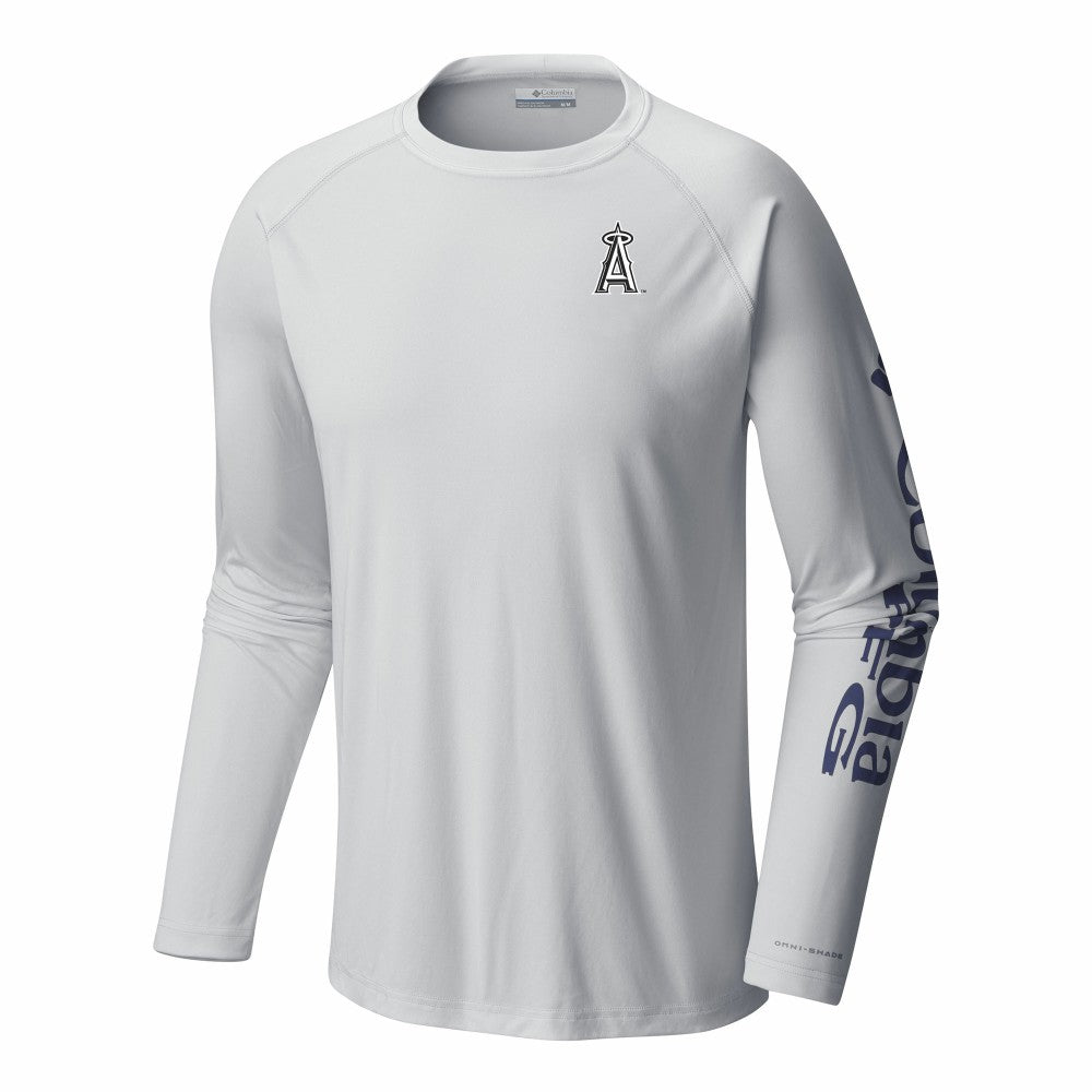 Los Angeles Angels Terminal Tackle Long Sleeve Shirt White | Columbia