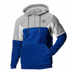 New York Mets Men's Lodge Fleece Quarter-Zip Hoodie Royal | Columbia