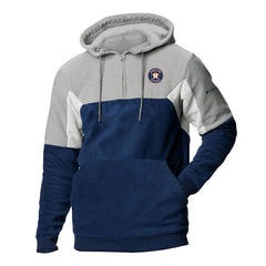Houston Astros Men's Lodge Fleece Quarter-Zip Hoodie Navy | Columbia