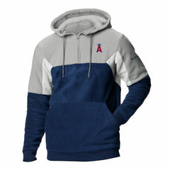 Los Angeles Angels Men's Lodge Fleece Quarter-Zip Hoodie Navy | Columbia