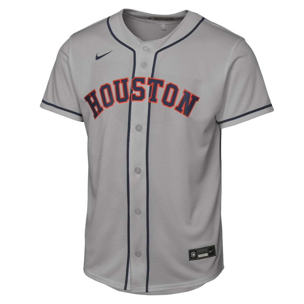 Jose Altuve Houston Astros Youth Road Replica Jersey Gray | Nike