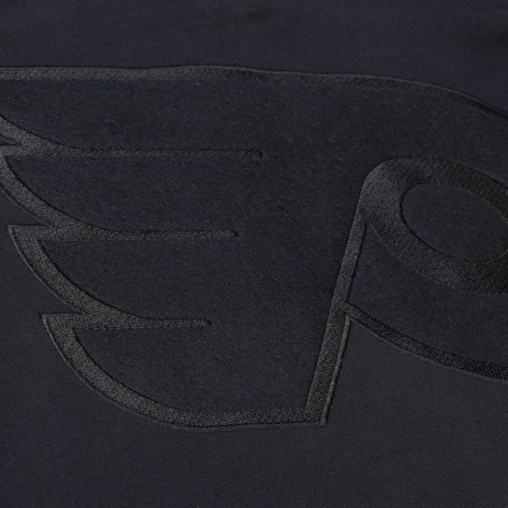 Philadelphia Flyers Mitchell & Ness Phantom Fleece Crew Neck Sweatshirt Black