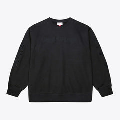 Detroit Red Wings Mitchell & Ness Phantom Fleece Crew Neck Sweatshirt Black