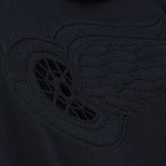 Detroit Red Wings Mitchell & Ness Phantom Fleece Hoodie Black
