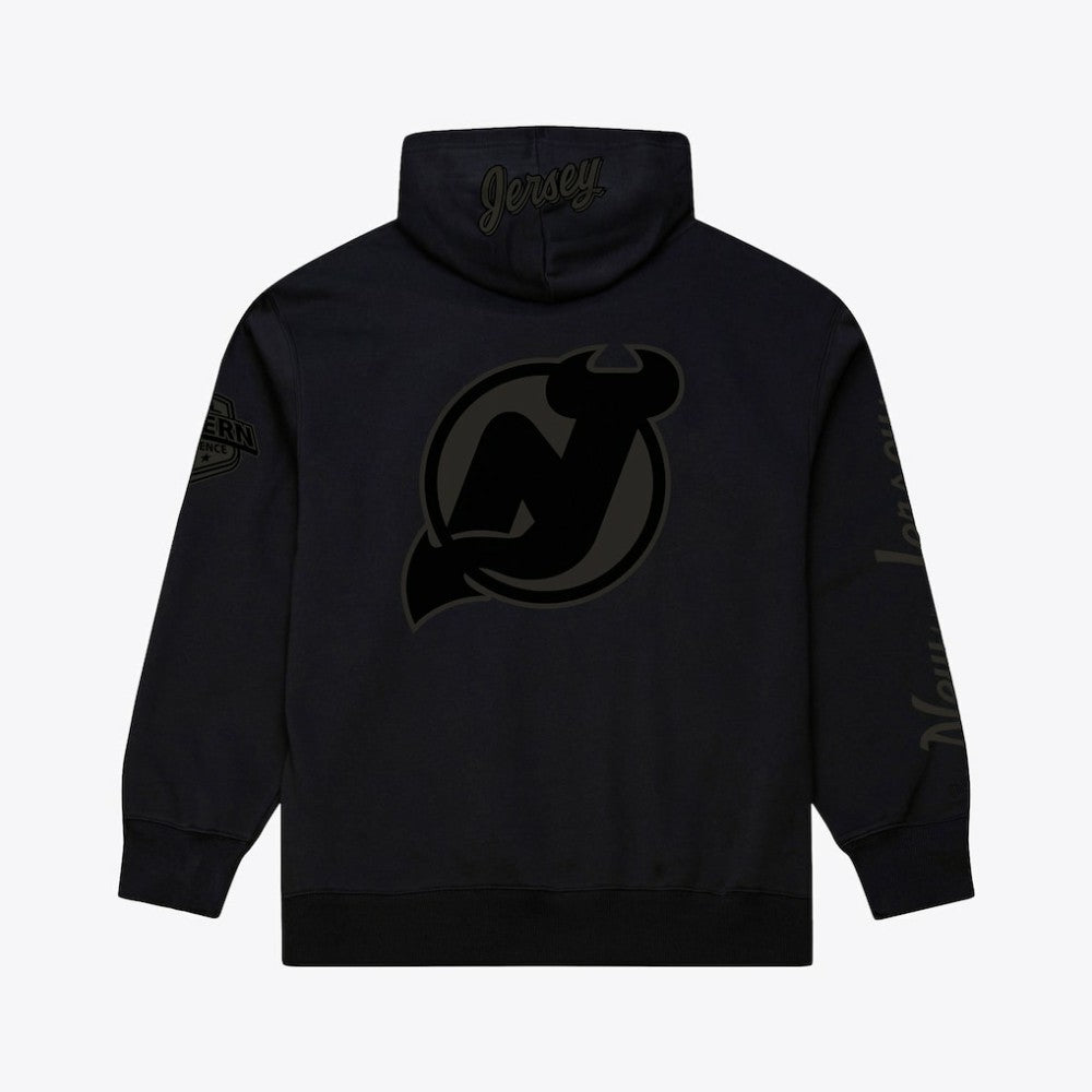 New Jersey Devils Mitchell & Ness Phantom Fleece Hoodie Black