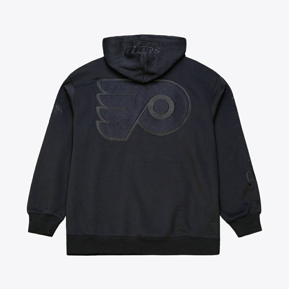 Philadelphia Flyers Mitchell & Ness Phantom Fleece Hoodie Black