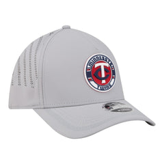 Minnesota Twins Patch 39THIRTY A-Frame M-Crown Perforated Flex Hat Gray | New Era