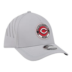 Cincinnati Reds Patch 39THIRTY A-Frame M-Crown Perforated Flex Hat Gray | New Era