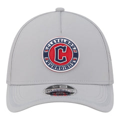 Cleveland Guardians Patch 39THIRTY A-Frame M-Crown Perforated Flex Hat Gray | New Era