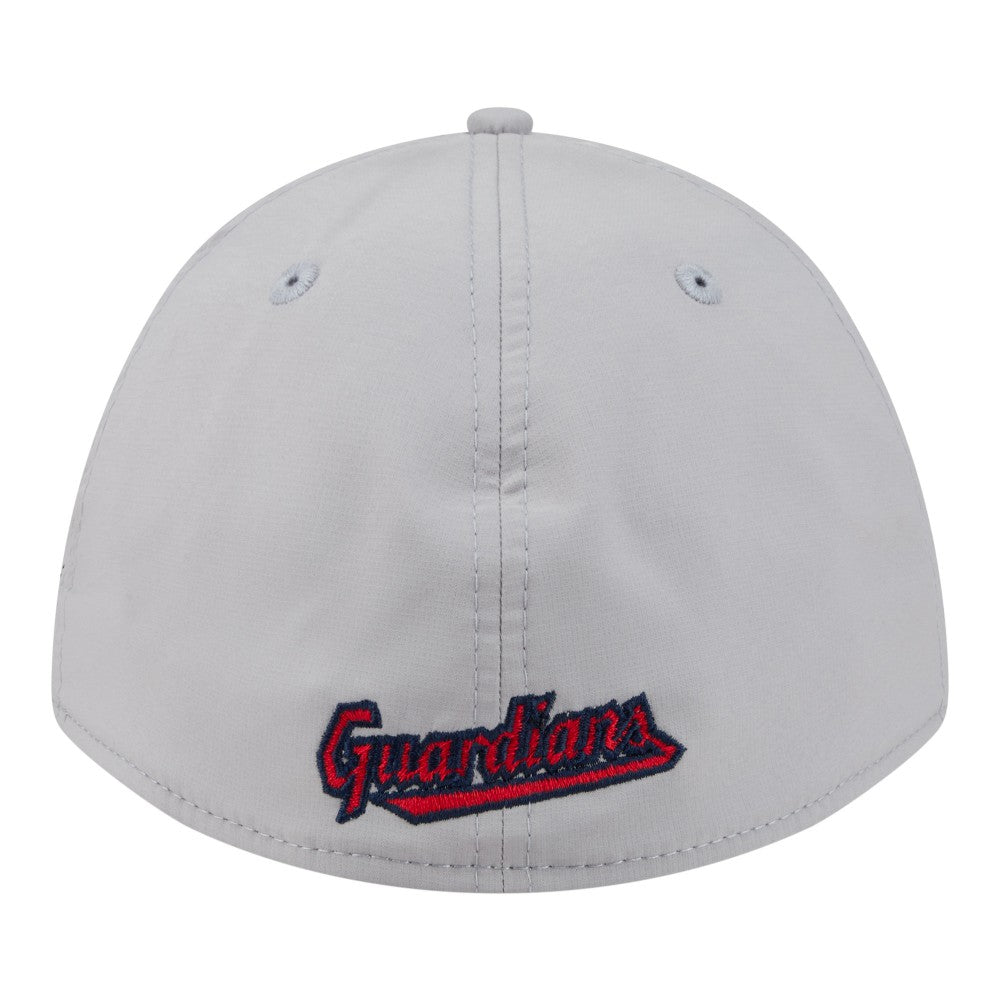 Cleveland Guardians Patch 39THIRTY A-Frame M-Crown Perforated Flex Hat Gray | New Era