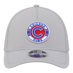 Chicago Cubs Patch 39THIRTY A-Frame M-Crown Perforated Flex Hat Gray | New Era