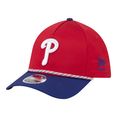 Philadelphia Phillies Rope M-Crown A-Frame 39THIRTY Flex Hat Red/Royal | New Era