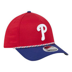 Philadelphia Phillies Rope M-Crown A-Frame 39THIRTY Flex Hat Red/Royal | New Era