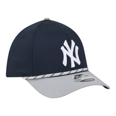 New York Yankees Rope M-Crown A-Frame 39THIRTY Flex Hat Navy/Gray | New Era