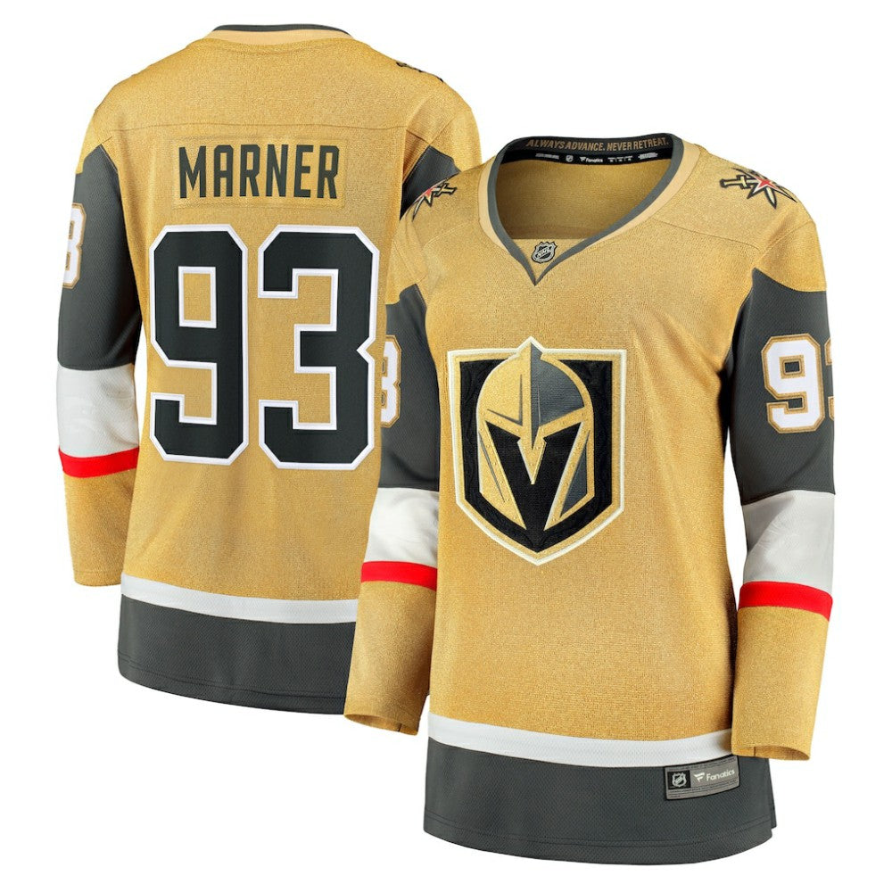Mitch Marner Vegas Golden Knights Fanatics Women's Home Breakaway Jersey Gold