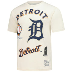 Detroit Tigers Legacy Defined T-Shirt Cream | Mitchell & Ness