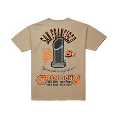 San Francisco Giants Legacy Defined T-Shirt Cream | Mitchell & Ness