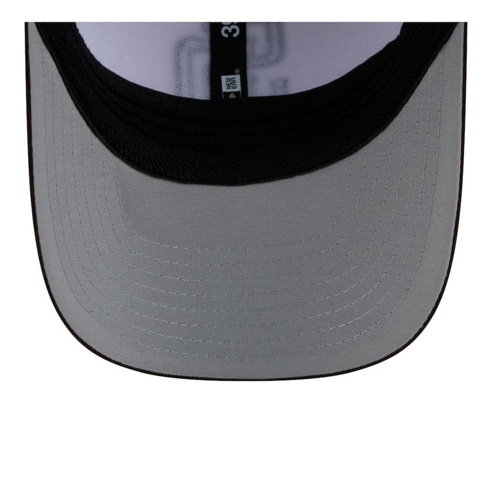 San Diego Padres Youth Baseball 39THIRTY M-Crown Flex Hat White/Brown | New Era