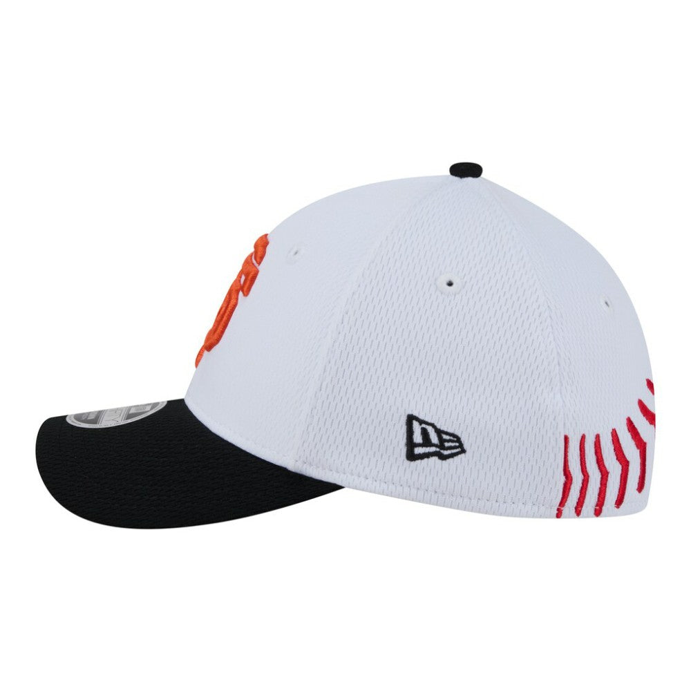 San Francisco Giants Youth Baseball 39THIRTY M-Crown Flex Hat White/Black | New Era